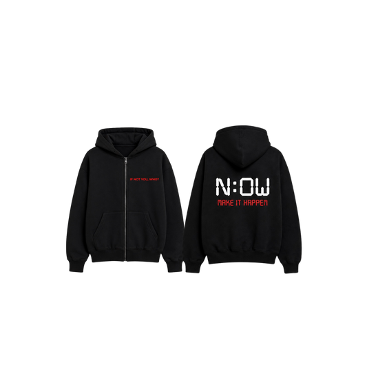 UNISEX OVERSIZED ZIP INYW HOODIE